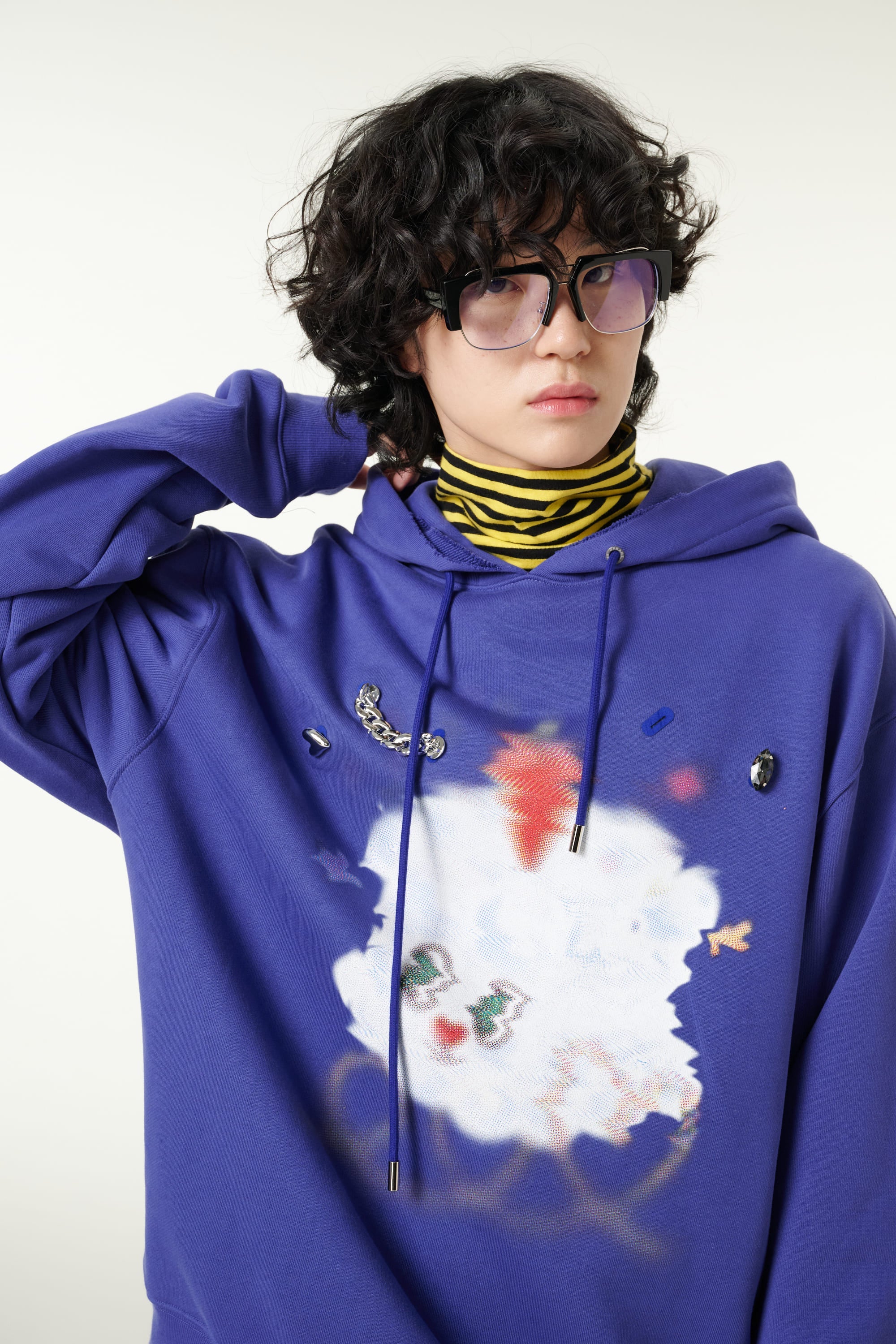 [CLOUD CAKE] Men's Fashion Cloud Cake Fluffy Hoodie