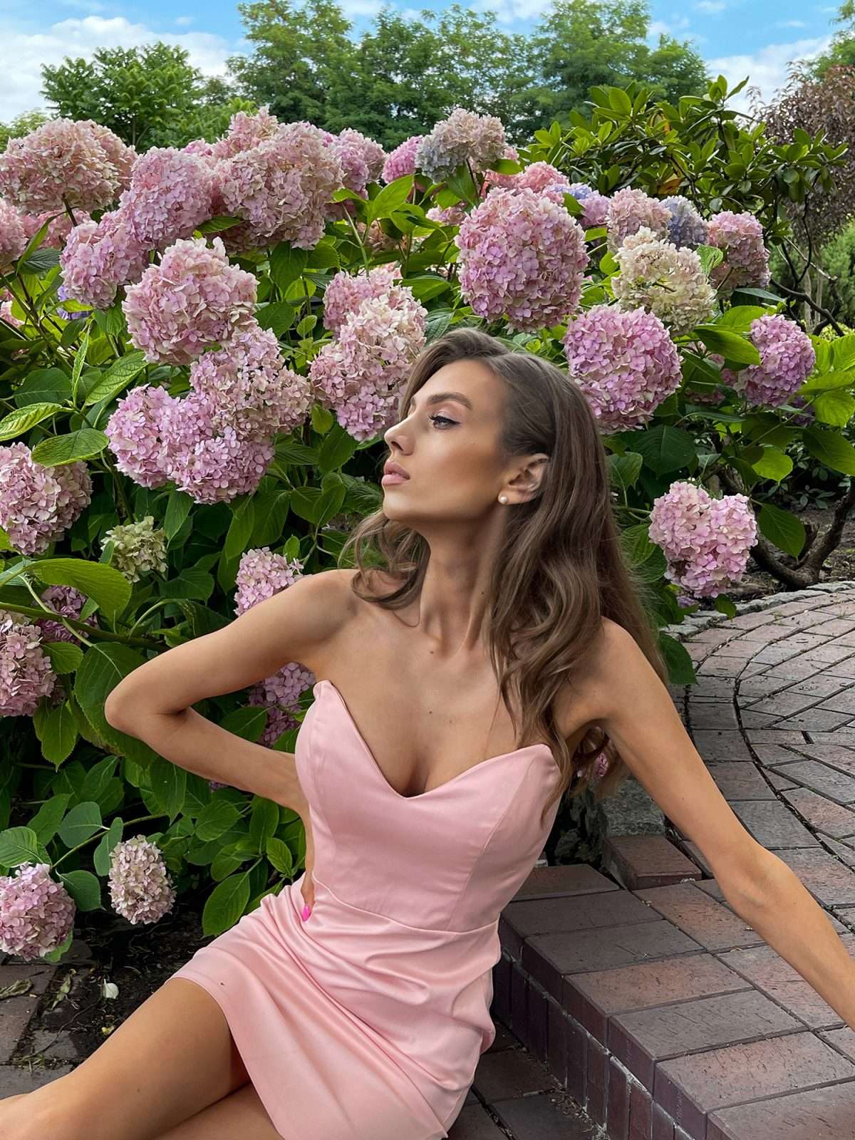 Short Mini Party Dress with Tulle Train - SHAWONÉ