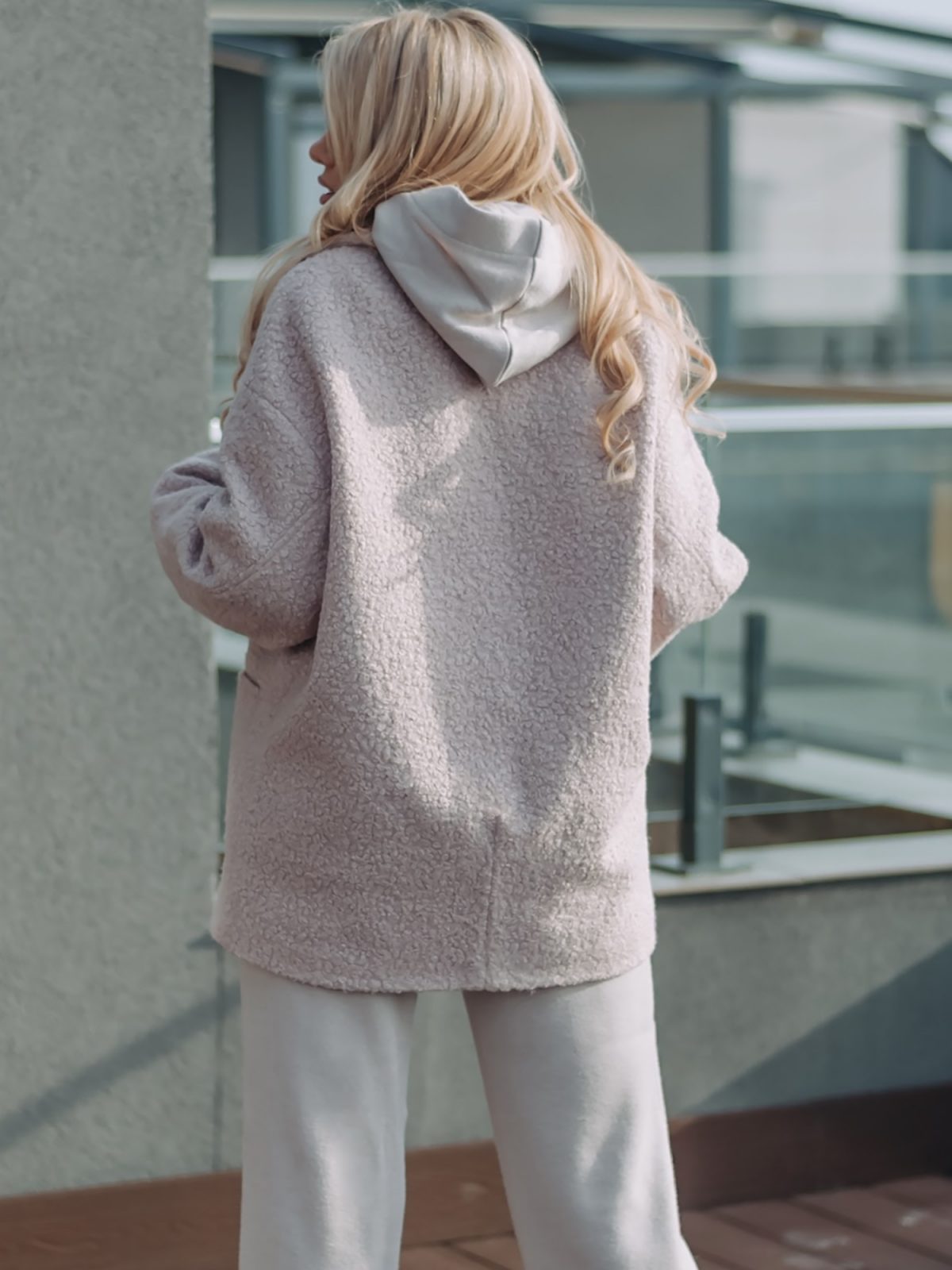 Oversized Warm Short Coat-6