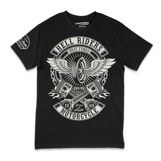 Hell Riders Winged T-Shirt - SHAWONÉ