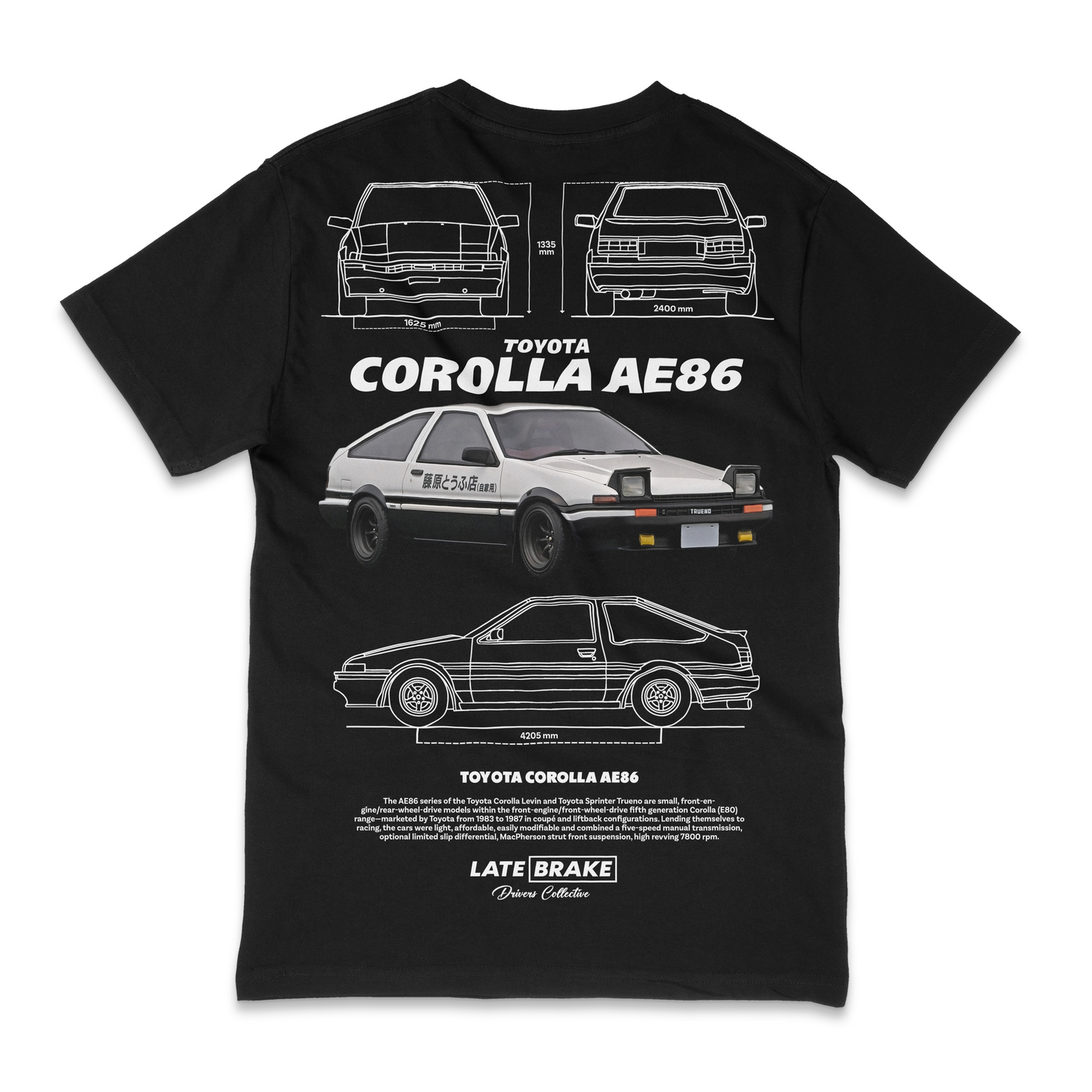 Corolla AE86 Drivers Collective T-Shirt - SHAWONÉ