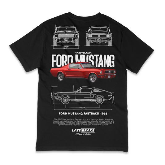 Mustang Fastback 1965 Drivers Collective T-Shirt - SHAWONÉ