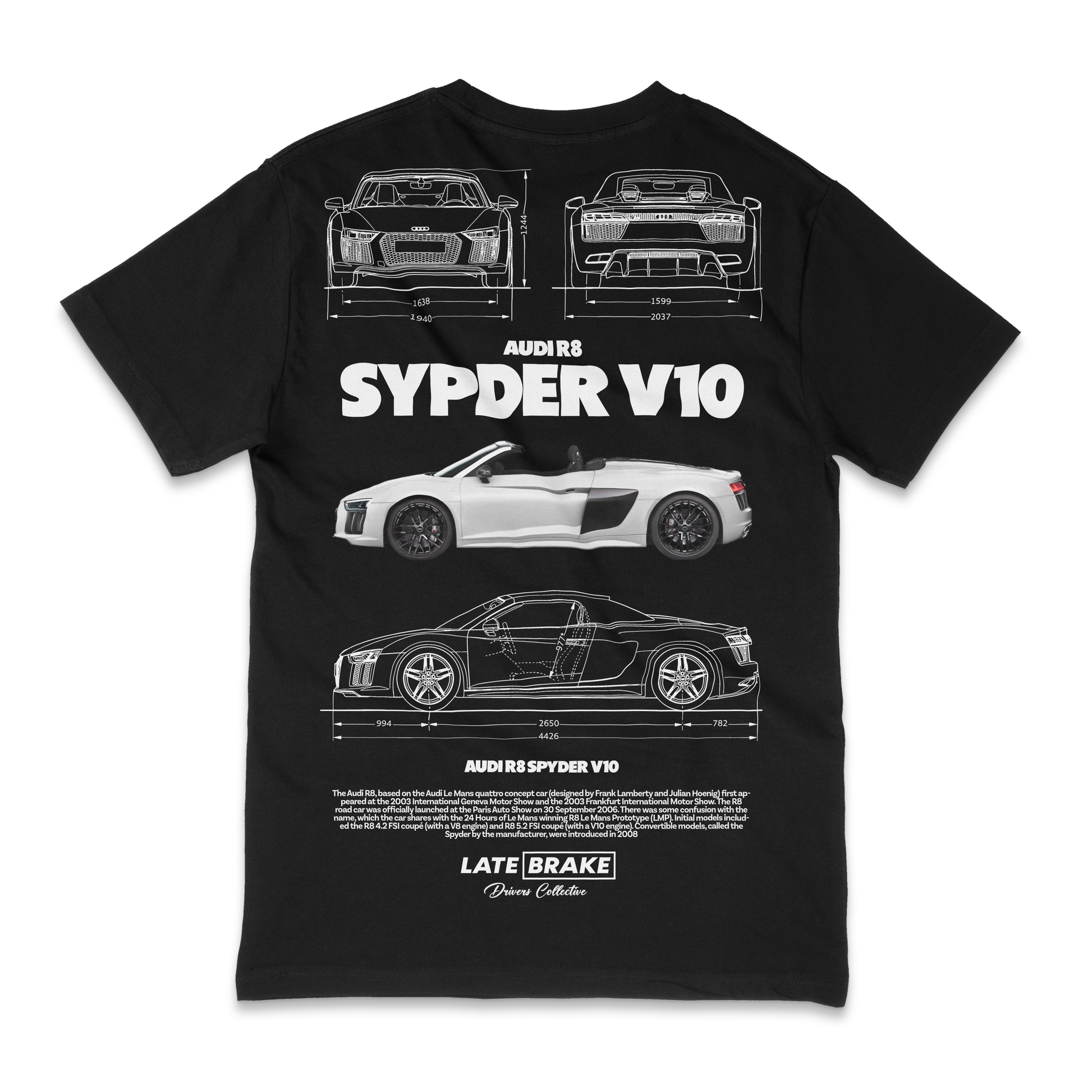 R8 Spyder Drivers Collective T-Shirt - SHAWONÉ