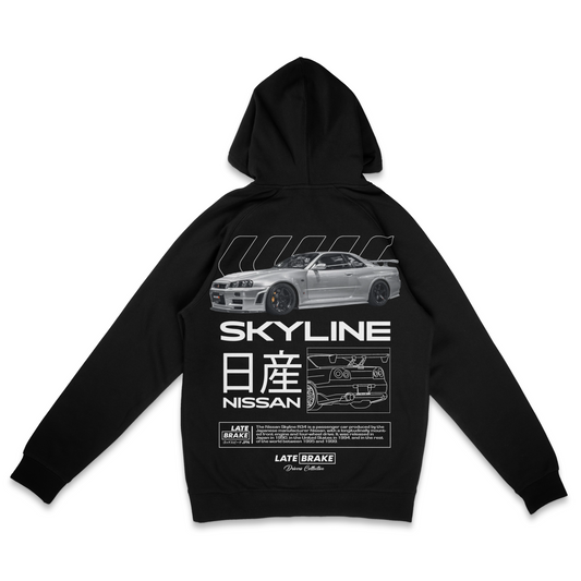Skyline R34 Drivers Collective Hoodie - SHAWONÉ