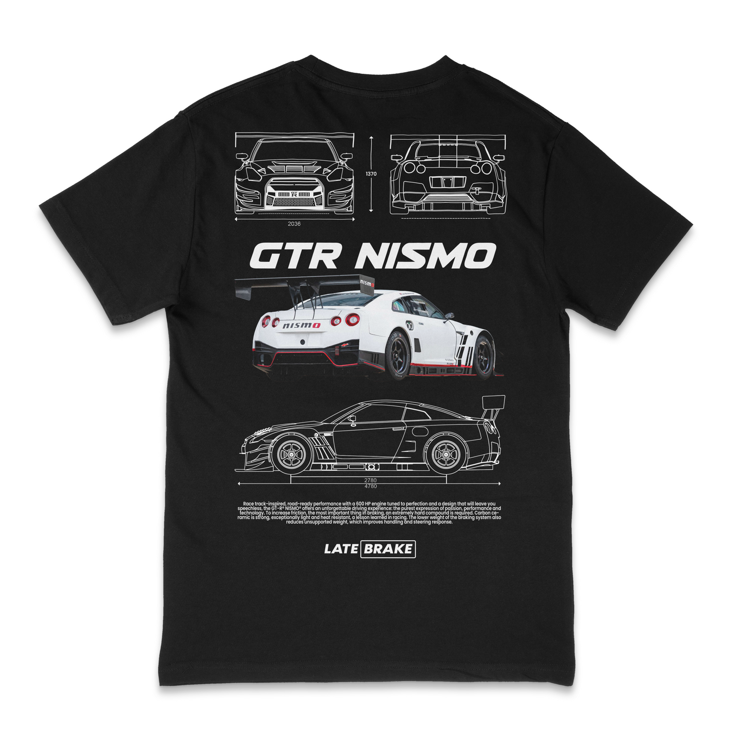 GTR Nismo (WHT) Drivers Collective T-Shirt - SHAWONÉ