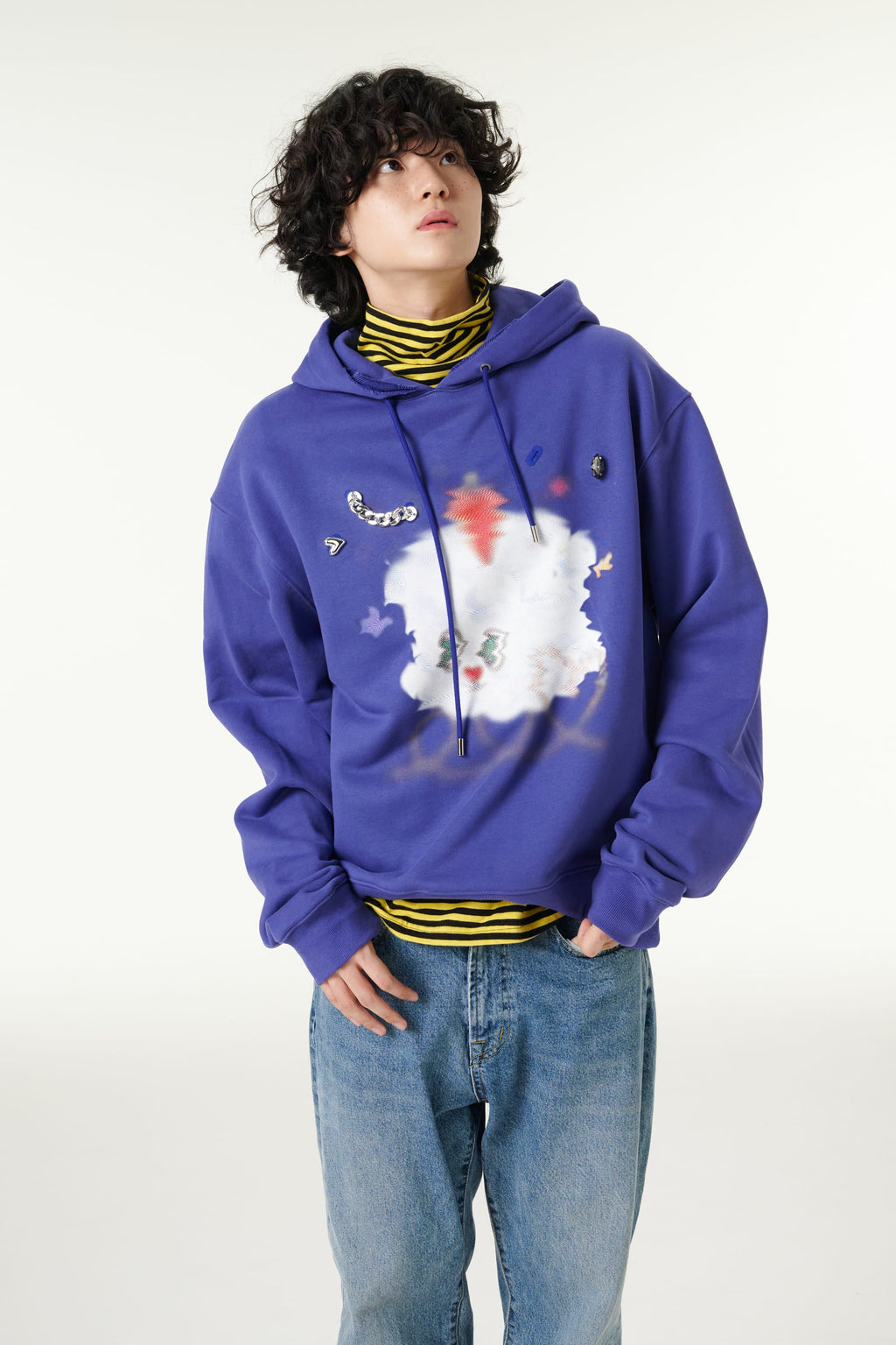 [CLOUD CAKE] Men's Fashion Cloud Cake Fluffy Hoodie