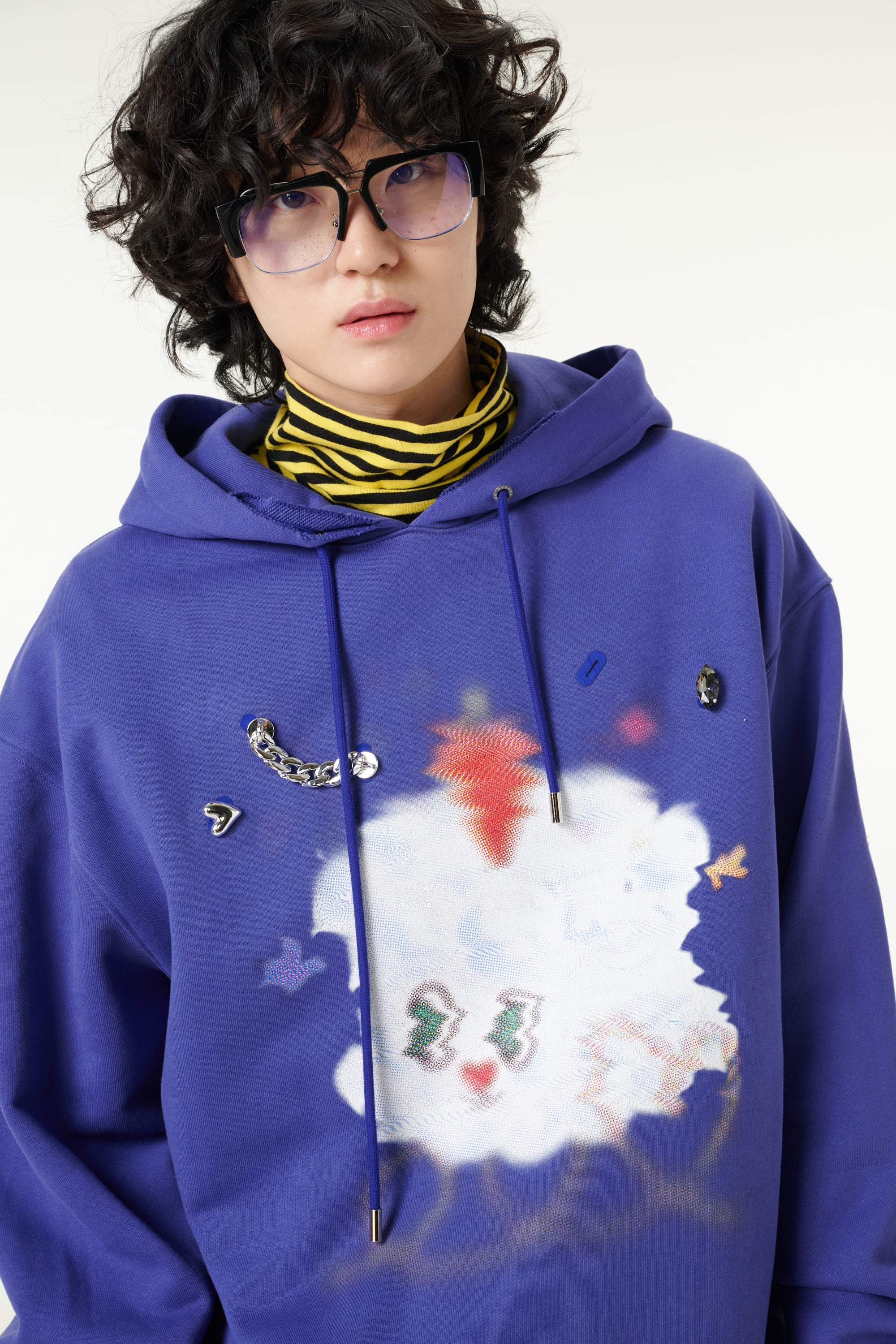 [CLOUD CAKE] Men's Fashion Cloud Cake Fluffy Hoodie